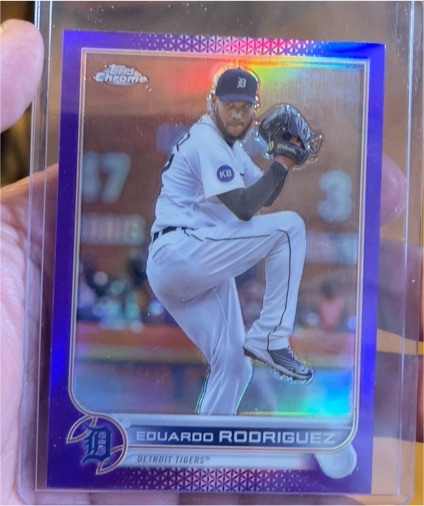 2022 Topps Chrome Update #USC77 Eduardo Rodriguez — front
