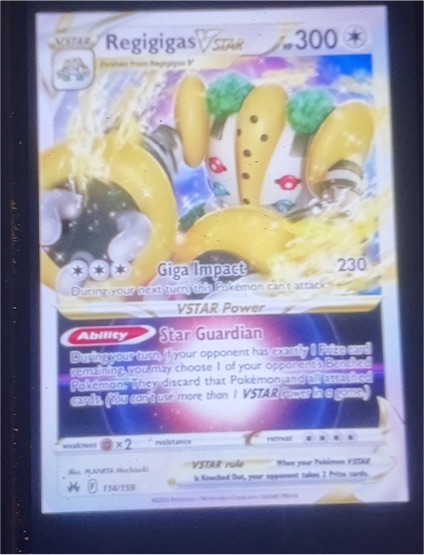 2023 Pokémon Crown Zenith #114 Regigigas VSTAR — front