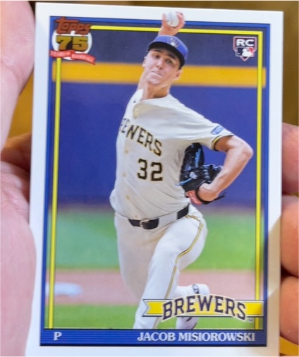 2026 Topps Series 1 #T91-74 Jacob Misiorowski — front