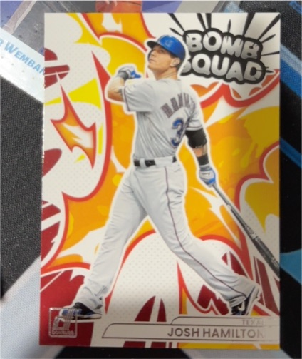 2026 Panini Donruss #8 Josh Hamilton Bomb Squad Insert — front