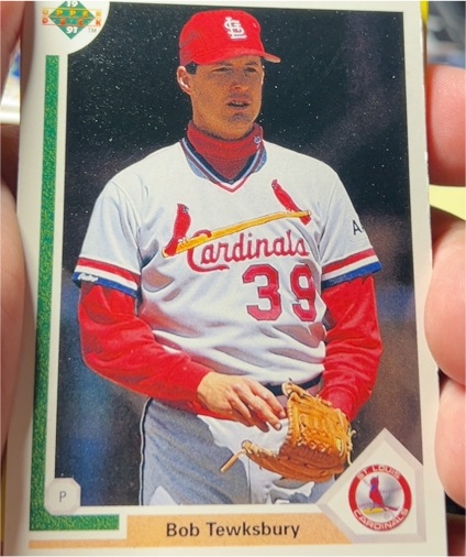 1991 Upper Deck #630 Bob Tewksbury — front
