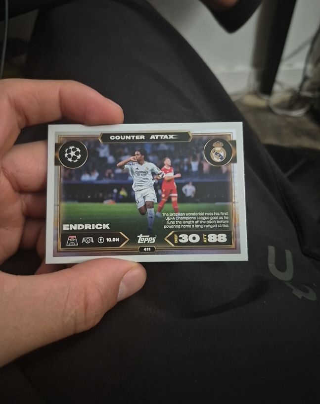 2025-26 Topps Match Attax #411 Endrick Counter Attack — front