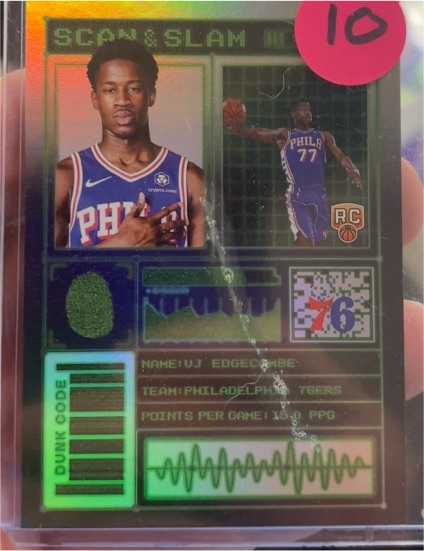 2025-26 Topps Scan & Slam #SS-28 VJ Edgecombe — front