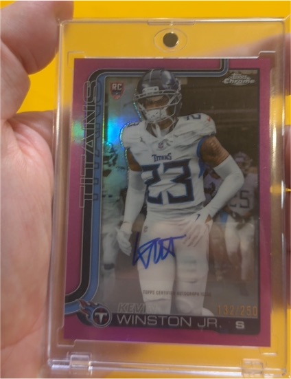 2025 Topps Chrome #RA-KW Kevin Winston Jr. — front