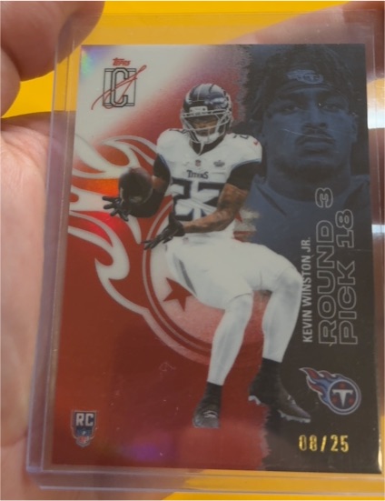 2025 Topps Signature Class #212 Kevin Winston Jr. — front