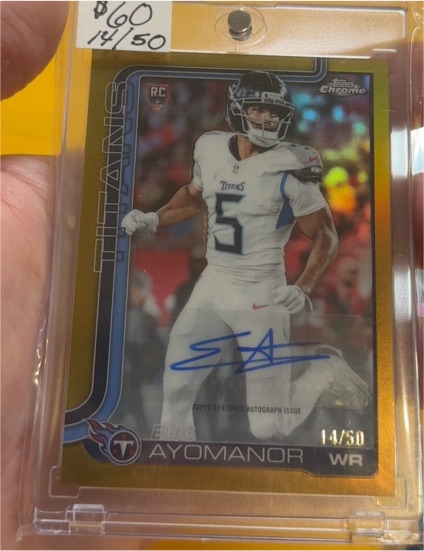 2025 Topps Chrome #336 Elic Ayomanor — front