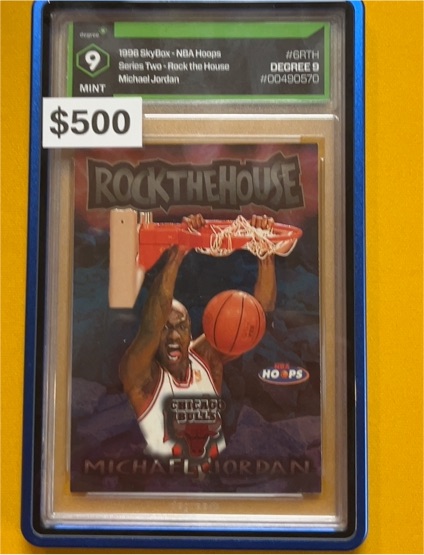 1997-98 Skybox NBA Hoops #6RTH Michael Jordan Rock the House — front