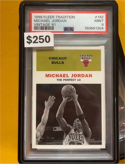 1998 Fleer Tradition Vintage '61 #142 Michael Jordan — front