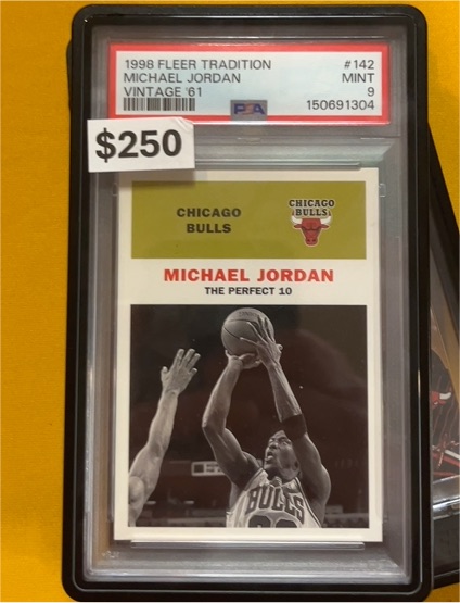 1998 Fleer Tradition #142 Michael Jordan Vintage '61 — front