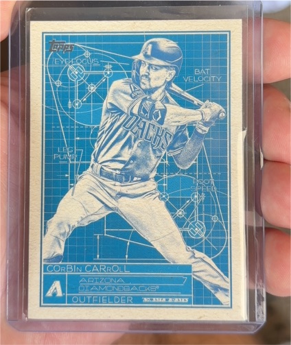 2024 Topps Series 1 Superstar Blueprint #SB-14 Corbin Carroll — front