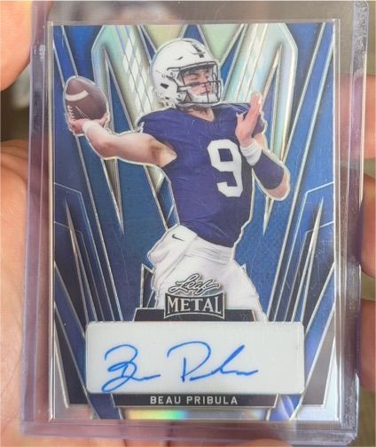 2024 Leaf Metal Autographs #BA-BP1 Beau Pribula — front