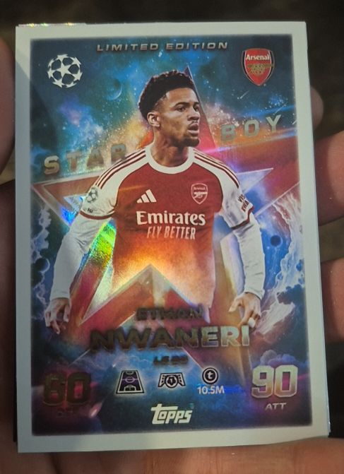 2026 Topps Match Attax UEFA #LE2026 Ethan Nwaneri — front