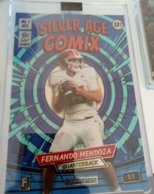 2026 Wild Card Silver Age Comix #No. 1 Fernando Mendoza — front