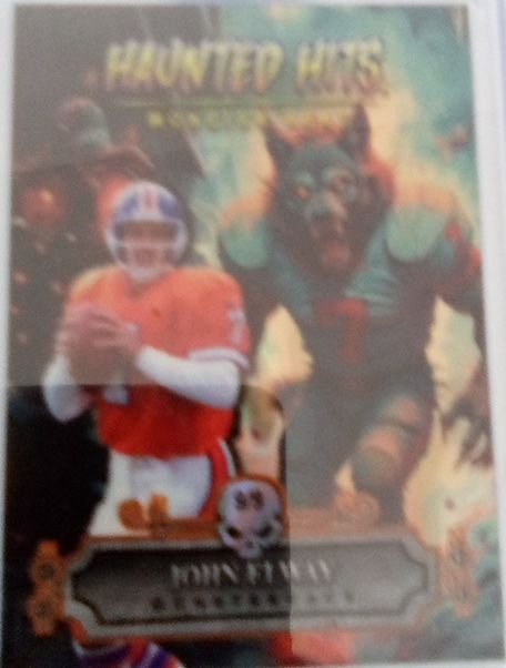 2025 Wild Card Haunted Hits Monster Hunt #HHJZB-JE John Elway — front