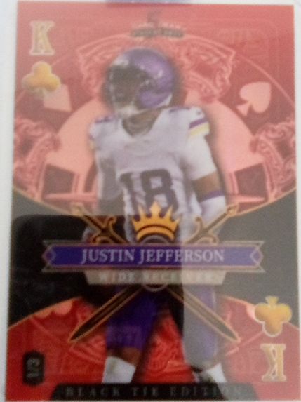 2026 Wild Card Black Tie Edition Justin Jefferson — front