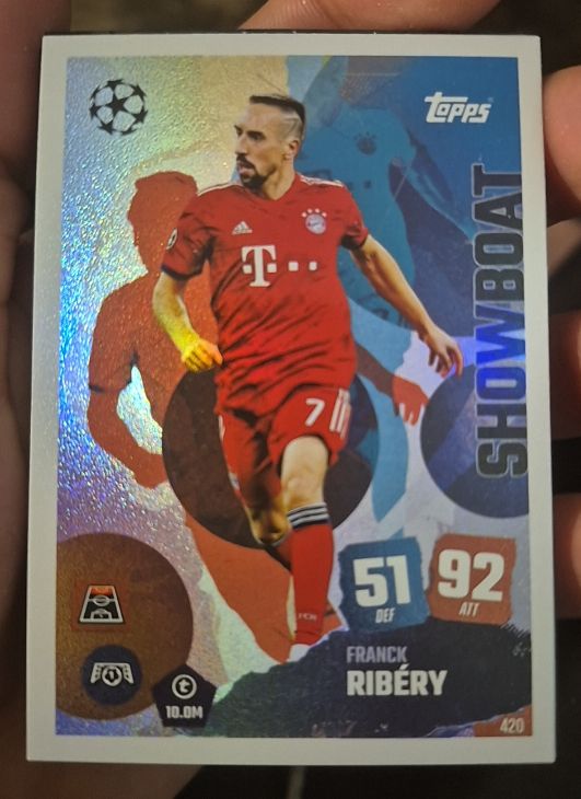 2025-26 Topps Match Attax #420 Franck Ribéry Showboat — front