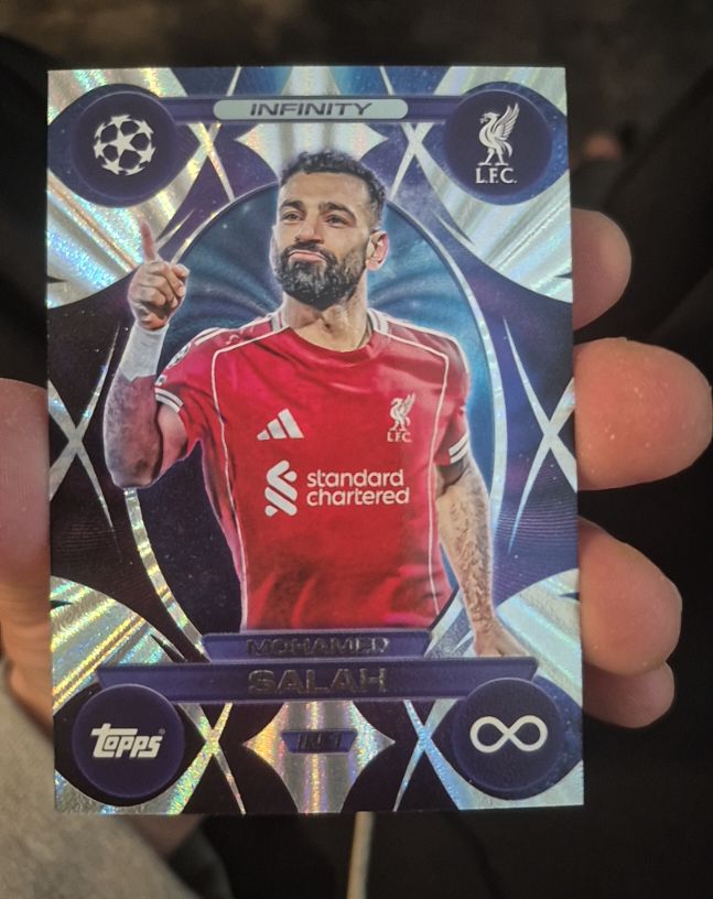 2025 Topps Match Attax #IN1 Mohamed Salah Infinity — front