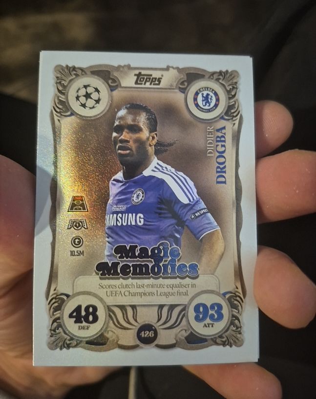 2025 Topps Match Attax Magic Memories #426 Didier Drogba — front