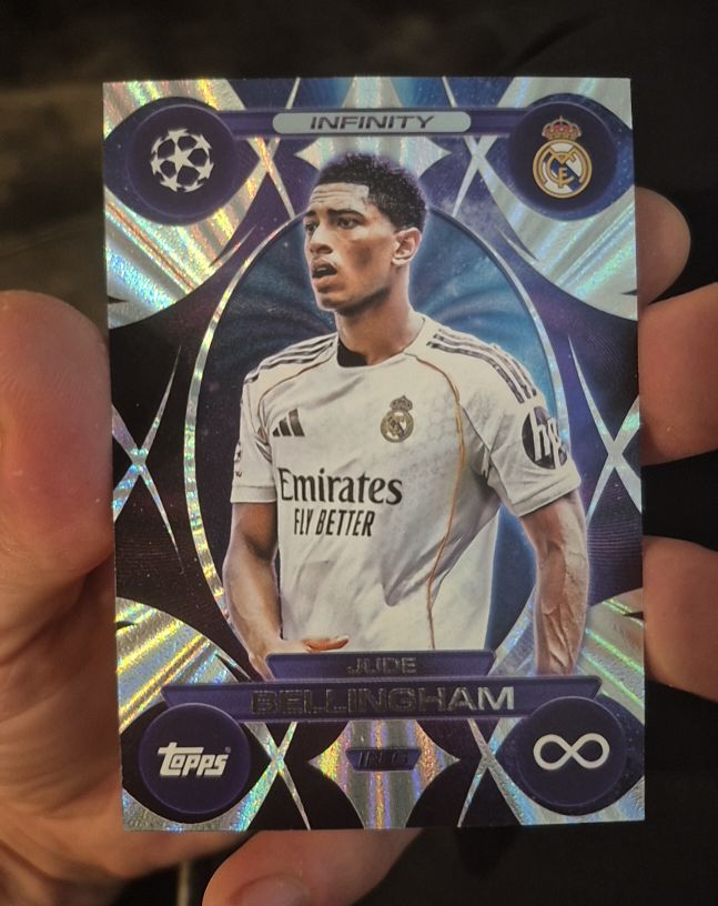 2026 Topps UEFA Club Competitions Infinity Jude Bellingham — front