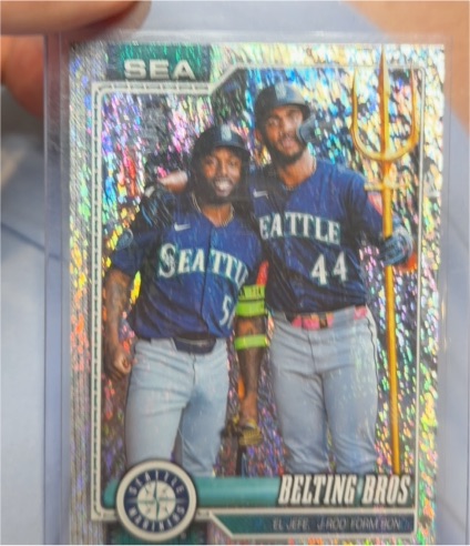 2026 Topps Series 2 #369 Belting Bros Julio Rodriguez & Randy Arozarena — front