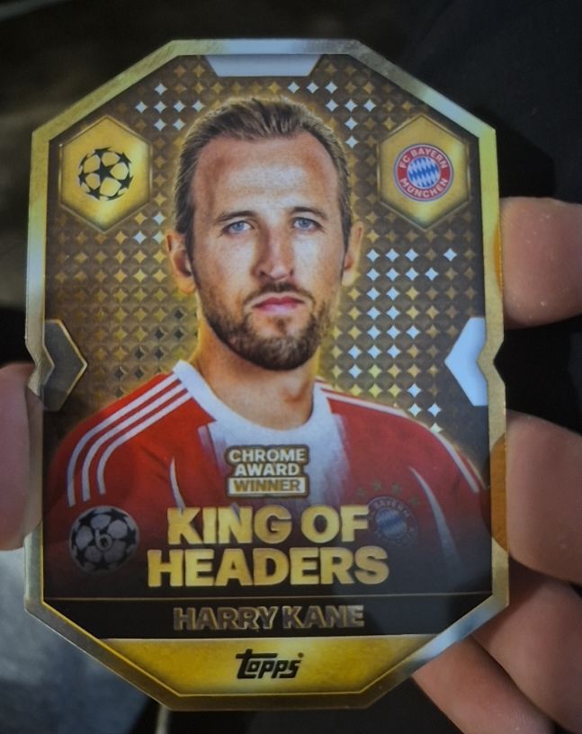 2024 Topps Chrome Award Winner #CA7 Harry Kane — front