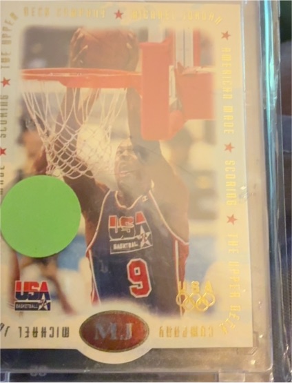 1996 Upper Deck USA Basketball American Made #M1 Michael Jordan — front