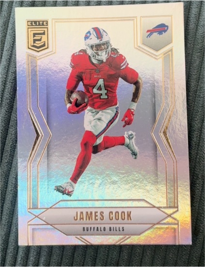 2025 Panini Donruss Elite #19 James Cook — front