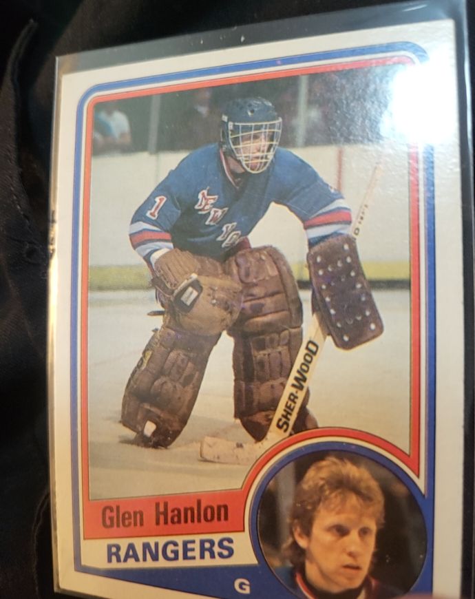 1984-85 Topps #106 Glen Hanlon — front