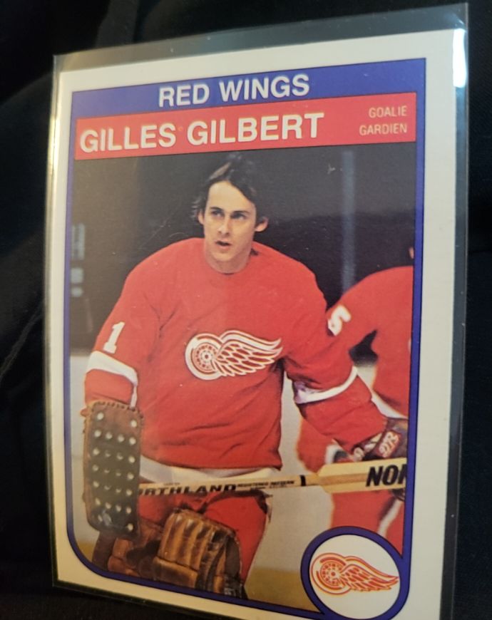 1982-83 O-Pee-Chee #84 Gilles Gilbert — front