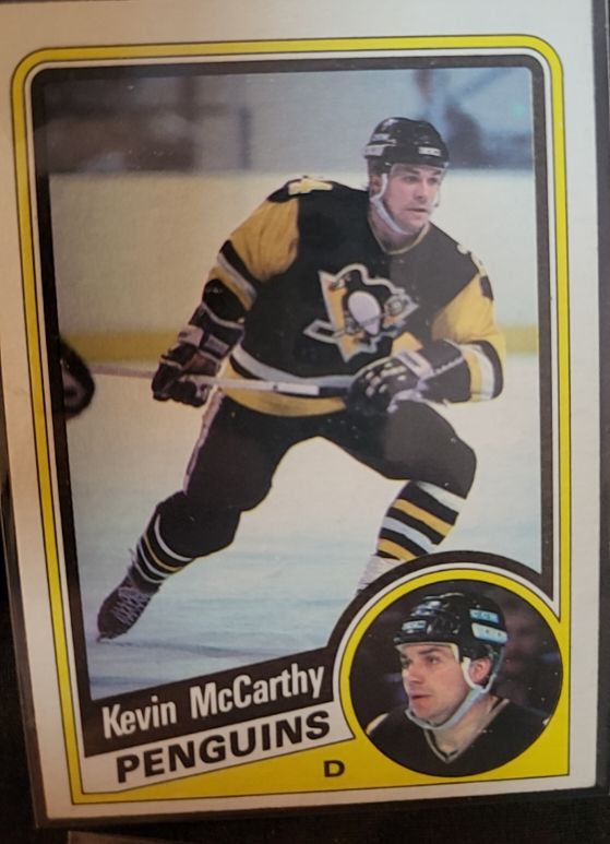 1984-85 O-Pee-Chee #178 Kevin McCarthy Pittsburgh Penguins — front