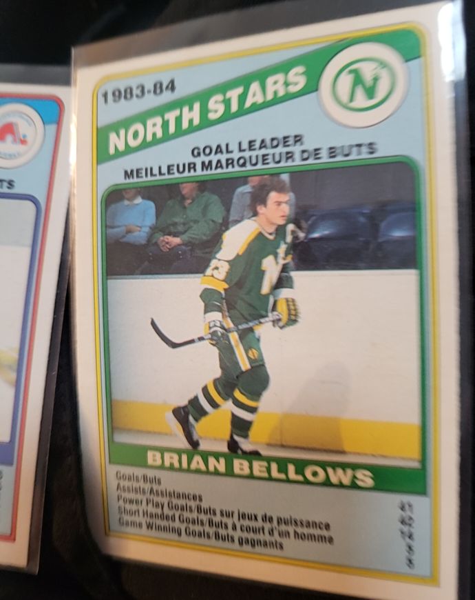 1984-85 O-Pee-Chee #359 Brian Bellows Minnesota North Stars — front