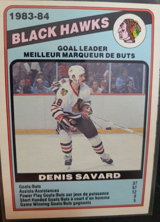 1984 O-Pee-Chee #355 Denis Savard — front