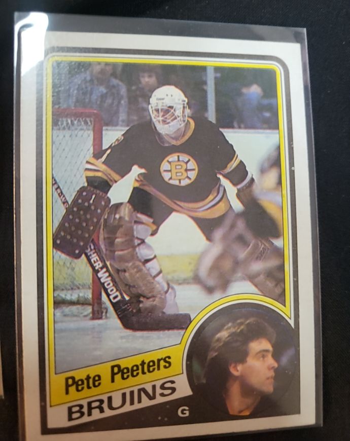 1984-85 Topps Hockey #12 Pete Peeters — front
