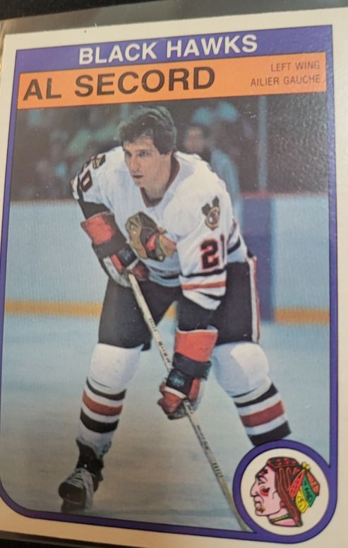 1982-83 O-Pee-Chee #74 Al Secord — front