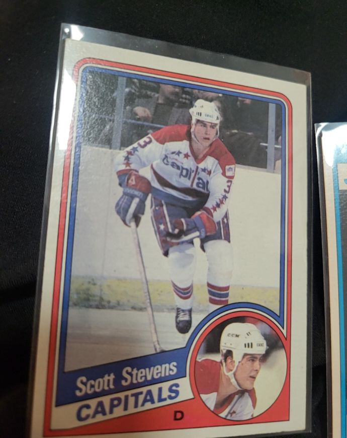 1984-85 Topps #149 Scott Stevens Washington Capitals — front