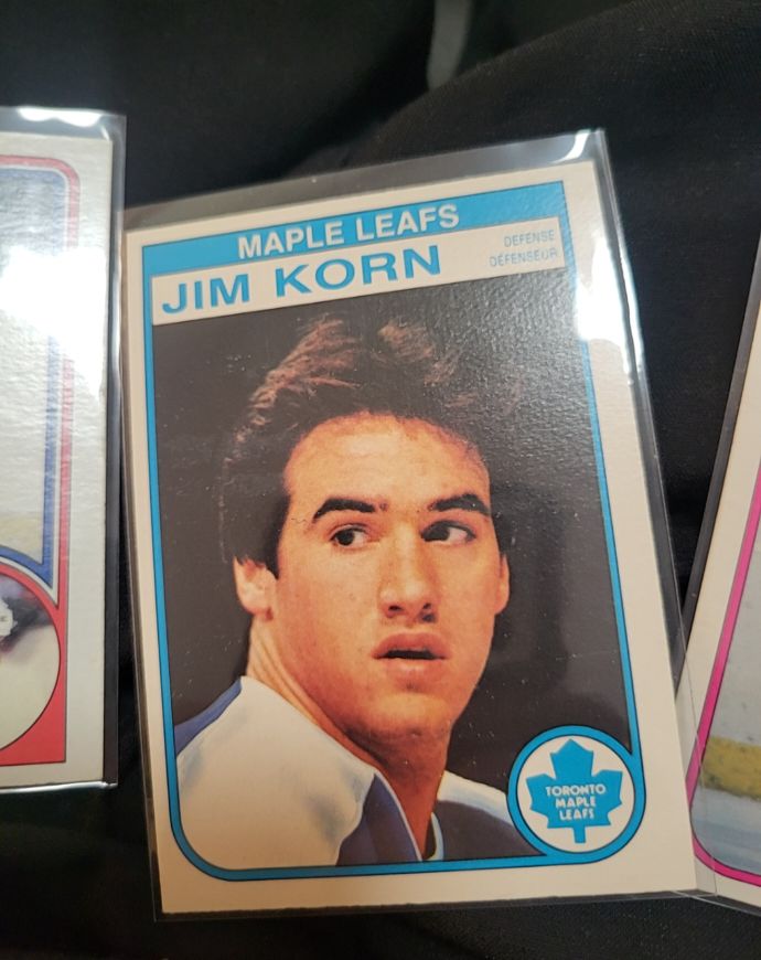 1982-83 O-Pee-Chee #323 Jim Korn — front