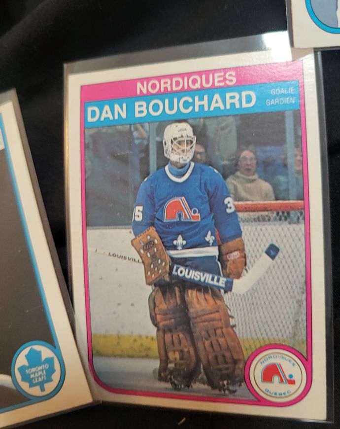 1982-83 O-Pee-Chee #278 Dan Bouchard Quebec Nordiques — front