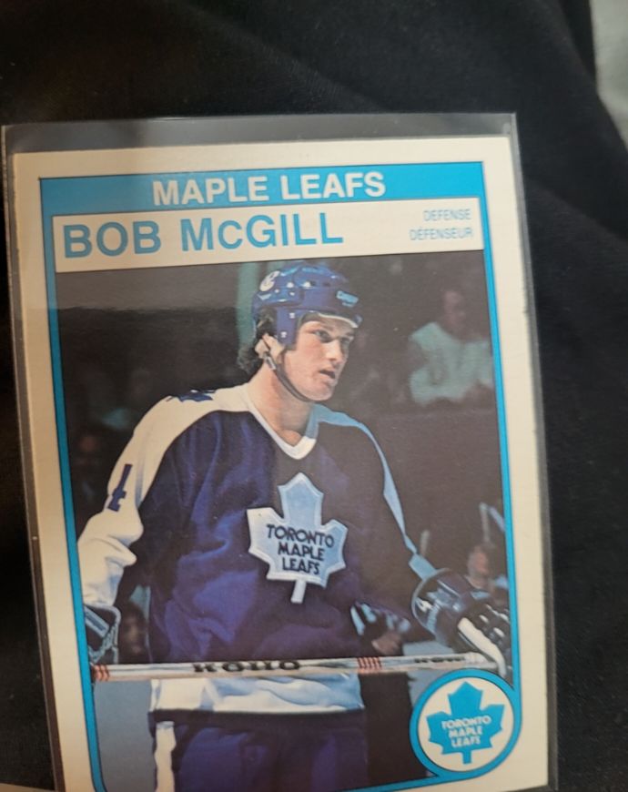 1982-83 O-Pee-Chee #327 Bob McGill — front