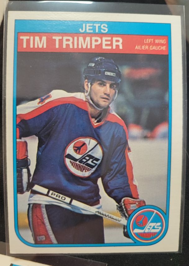 1982-83 O-Pee-Chee #394 Tim Trimper — front