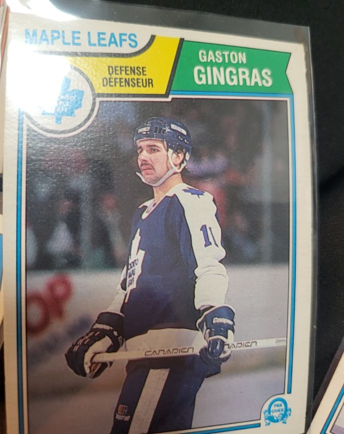 1983-84 O-Pee-Chee #332 Gaston Gingras — front