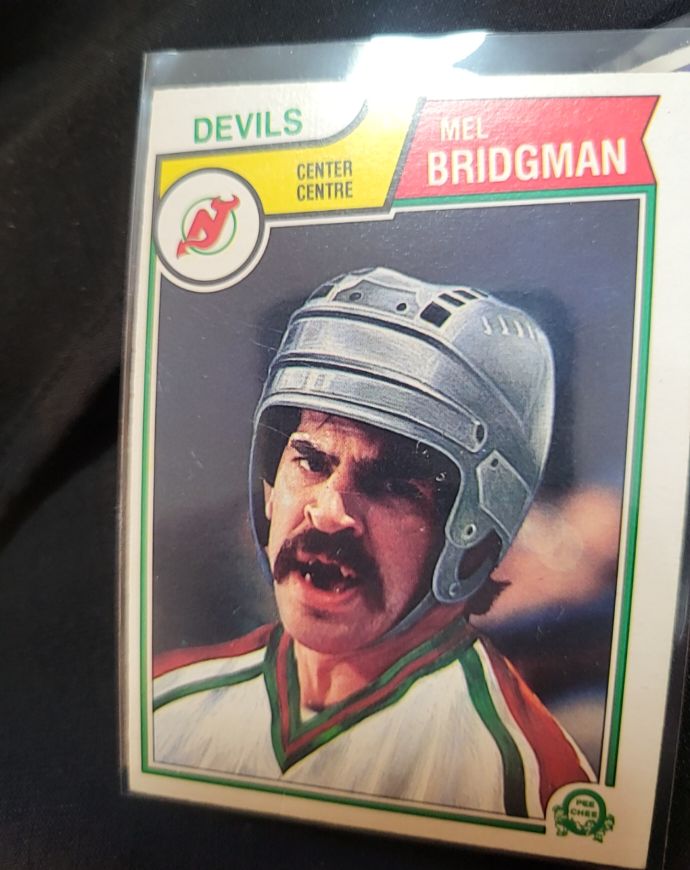 1983-84 O-Pee-Chee #226 Mel Bridgman — front