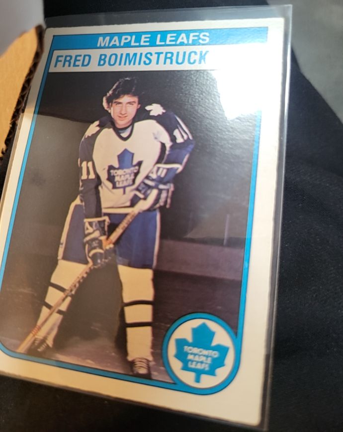 1982-83 O-Pee-Chee #318 Fred Boimistruck — front