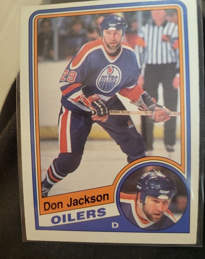 1984-85 O-Pee-Chee #247 Don Jackson — front
