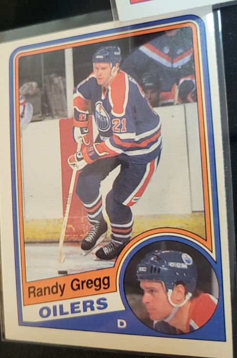 1984-85 O-Pee-Chee #242 Randy Gregg — front
