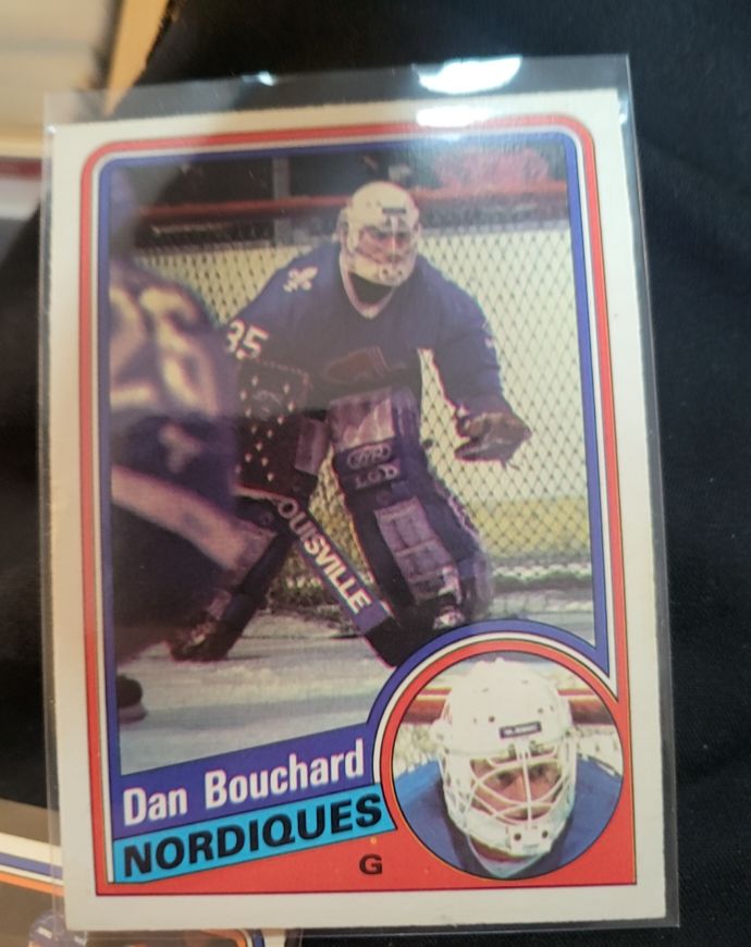 1984-85 Topps Hockey #128 Dan Bouchard — front