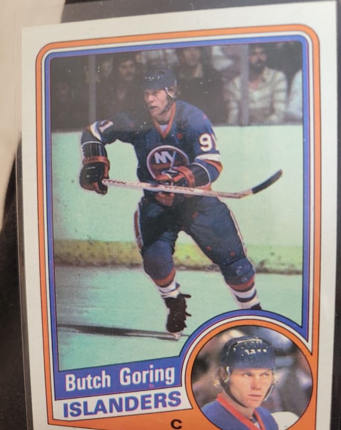 1984-85 Topps #95 Butch Goring — front