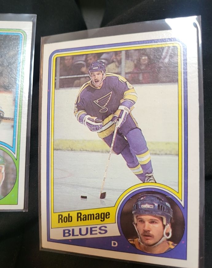1984-85 Topps Hockey #134 Rob Ramage — front