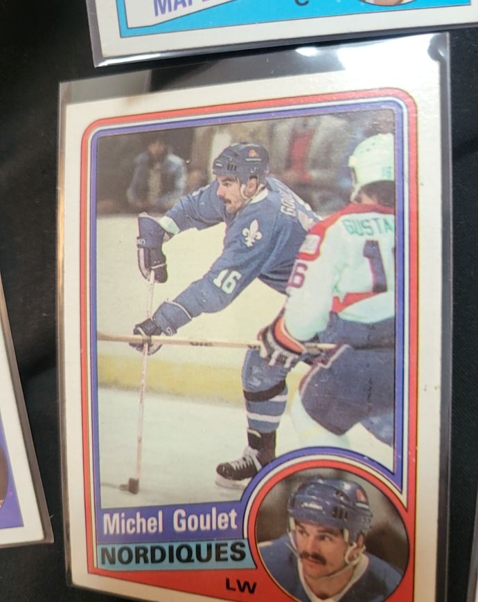1984-85 Topps #129 Michel Goulet Quebec Nordiques — front