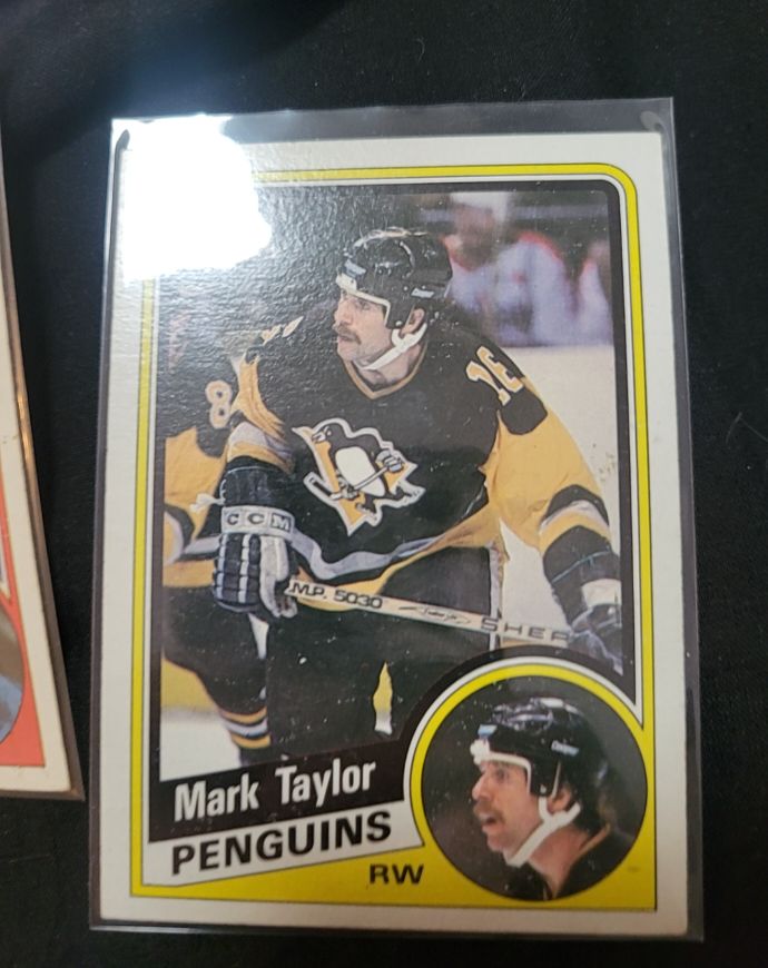 1984-85 O-Pee-Chee #180 Mark Taylor — front