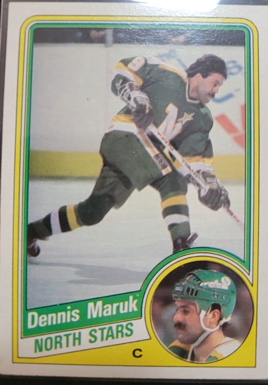 1984-85 Topps #76 Dennis Maruk Minnesota North Stars — front